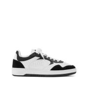 Witte Sneakers met Contrast Inzetstukken Axel Arigato , White , Heren