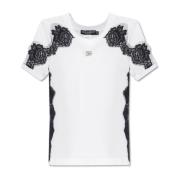 T-shirt met logo Dolce & Gabbana , White , Dames