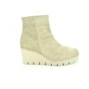 Taupe Suède Enkellaarsje Gabor , Beige , Dames