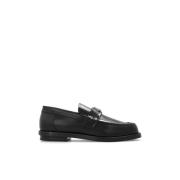 Leren loafers Alexander McQueen , Black , Heren