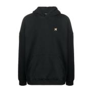 Zwarte Foggi PA Hoodie Palm Angels , Black , Heren