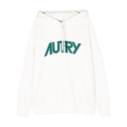 Witte Trui met Logo Print Autry , White , Dames