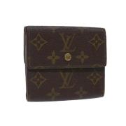 Pre-owned Canvas wallets Louis Vuitton Vintage , Brown , Dames