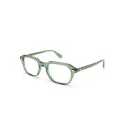 Groen Optisch Montuur Stijlvol en veelzijdig Moscot , Green , Unisex