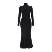 Geribbelde jurk Balenciaga , Black , Dames