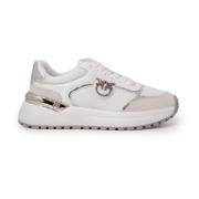 Calf Sneakers - Lente/Zomer Collectie Pinko , White , Dames
