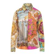 Bedrukte Overhemden Moschino , Multicolor , Dames