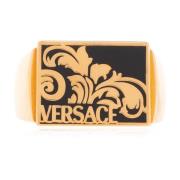 Ring met logo Versace , Yellow , Heren