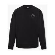 Sweatshirt met logo Adidas by Stella McCartney , Black , Dames