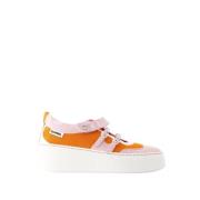 Baskina Sneakers - Leer - Oranje/Roze Carel , Orange , Dames