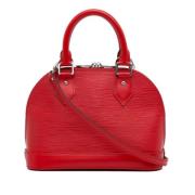 Pre-owned Leather louis-vuitton-bags Louis Vuitton Vintage , Red , Dam...