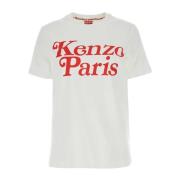 Witte katoenen T-shirt Kenzo , White , Dames