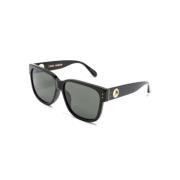 Zwarte ZON Zonnebril Linda Farrow , Black , Dames