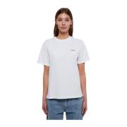 Boxy Logo T-Shirt van katoen Coperni , White , Dames