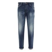 Comfortabele en Moderne Lage Taille Jeans Emporio Armani , Blue , Here...