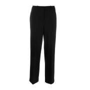 Wijde zwarte broek Pinko , Black , Dames