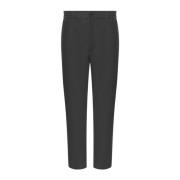 Donkergrijze Wollen Broek Gucci , Gray , Heren