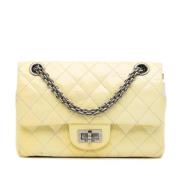 Pre-owned Leather crossbody-bags Chanel Vintage , Yellow , Dames
