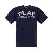 T-shirt Comme des Garçons Play , Blue , Heren
