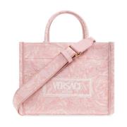 Athena Small shopper tas Versace , Pink , Dames