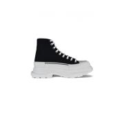 Tread Slick Hoge Sneakers Alexander McQueen , Black , Heren