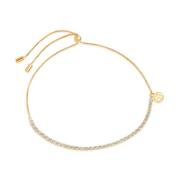 Verguld Tennisarmband met Zirkonia Sif Jakobs Jewellery , Yellow , Dam...