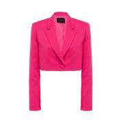 Loulou Single-Breasted Blazer Andamane , Pink , Dames