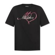 ‘Ik hou van’ T-shirt Misbhv , Black , Heren