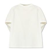 Oversized katoenen T-shirt Fabiana Filippi , White , Dames