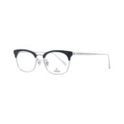 Zwarte Metalen en Plastic Optische Brillen voor Vrouwen Omega , Black ...