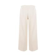 Wijde broek van wol Jil Sander , Beige , Dames