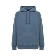 Effen Kleur Katoenen Hoodie voor Mannen Carhartt Wip , Blue , Heren