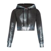 F-Slimmy-Hood-N1 hoodie Diesel , Gray , Dames