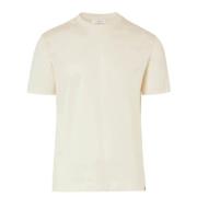 Stijlvolle Heren T-Shirts Collectie Paolo Pecora , White , Heren