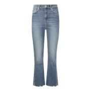 Slim Kick Jeans 7 For All Mankind , Blue , Dames