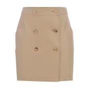 Stijlvolle Beige Rok Max Mara , Beige , Dames