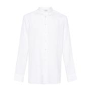 Witte Linnen Pegaso Geborduurde Overhemd Etro , White , Heren