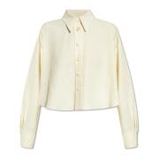 Ruimvallend shirt Fabiana Filippi , Beige , Dames