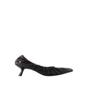 Zwarte Leren Nadine Pumps Anine Bing , Black , Dames