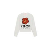 Kleurrijke Bloemensweater Kenzo , Beige , Dames