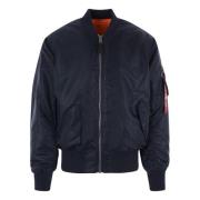 Omkeerbare bomberjas in blauw en oranje Alpha Industries , Blue , Here...