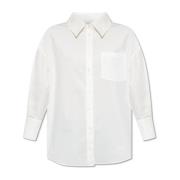 Mika katoenen shirt Anine Bing , White , Dames