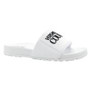 Sliders Versace Jeans Couture , White , Dames