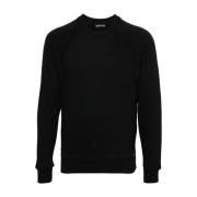 Zwarte Sweatshirt voor Heren Tom Ford , Black , Heren