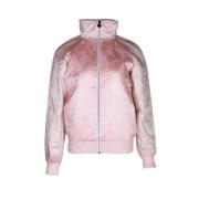 Pre-owned Polyester outerwear Chanel Vintage , Pink , Dames