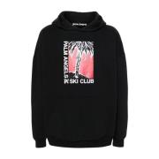 Zwart Wit Hoody SCI Club Palm Angels , Black , Heren