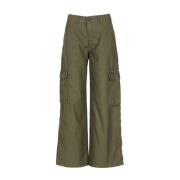 Baggy Cargo Denim Broek Levi's , Green , Dames