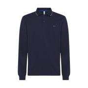 Blauwe T-shirts en Polos Sun68 , Blue , Heren