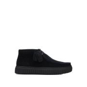 Zwarte Leren Herenlaarzen Clarks , Black , Heren