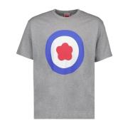 Oversized Target T-shirt Kenzo , Gray , Heren